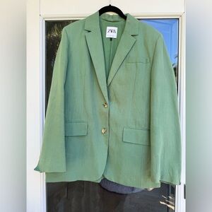Zara Green Blazer